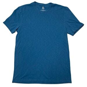 American Giant Premium Crew T Shirt Mens M Blue Short Sleeve Cotton USA